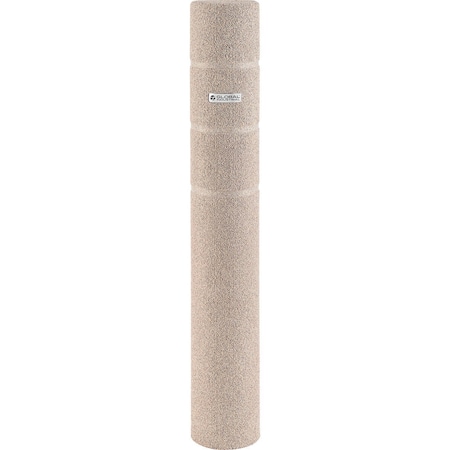 Global Industrial Decorative Bollard Cover, 8'' Dia. x 60''H, Stone Finish 670527